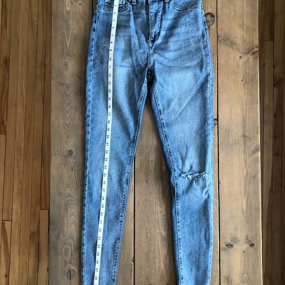 TALL High Waisted Skinny Jeans - New Look "Hallie" | Size 6 | 34" Long - Picture 6 of 11
